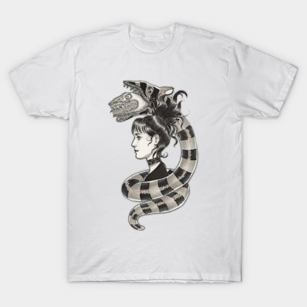 Lydia and the Sandworm T-Shirt by artofannabellepullen